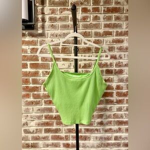 Old Navy Lime Green Ribbed Camisole